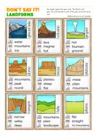anteprima - Materiale interattivo - landforms and nature English game gioco inglese - Pagina 3