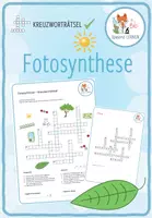 Vorschau - Arbeitsblätter - Fotosynthese - Kreuzworträtsel - Deckblatt