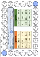 Vista previa - Juegos / Gamificación - Leer la hora - 12 juegos de Bingo - página 2