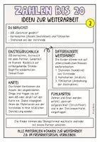 Vorschau - Stundenentwürfe - Materialpaket: Zahlraumerweiterung 20 - Seite 3