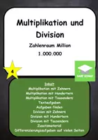 Vorschau - Unterrichtsreihen - Multiplikation und Division im Zahlenraum Million - Deckblatt