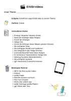 Vorschau - Arbeitsblätter - Erklärvideos im Religionsunterricht erstellen - Deckblatt
