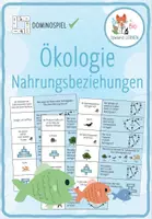 Vorschau - Spiele - Ökologie: Nahrungsbeziehungen – Domino Spiel - Deckblatt