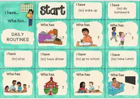 Vorschau - Spiele - Spiele für den Englischunterricht: Daily Routines/ My Day - Seite 3