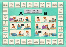 Vorschau - Spiele - Spiele für den Englischunterricht: Daily Routines/ My Day - Seite 2