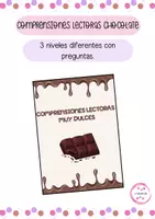 Vista previa - Hojas de trabajo - COMPRENSIONES LECTORAS CHOCOLATE - Portada