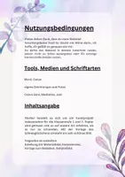 Vorschau - Stundenentwürfe - Projekt in Kunst: Schneeglöckchen Reißtechnik - Seite 1