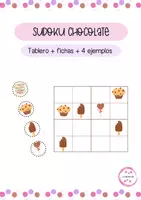 Vista previa - Juegos / Gamificación - SUDOKU DE CHOCOLATE - Portada