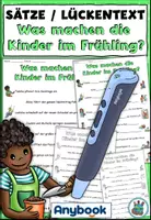 Vorschau - Arbeitsblätter - AnybookPro Material: Lückentext "im Frühling" - Deckblatt