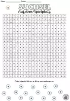 Vorschau - Arbeitsblätter - AnybookPro Material: Suchsel "Auf dem Spielplatz" - Seite 2