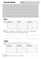 Vorschau - Arbeitsblätter - Satz der Woche - Seite 2