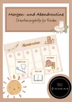 Vorschau - Mal- und Bastelvorlagen - Bundle Wochenplan und Abend/Morgenroutine - Seite 1