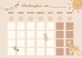 Vorschau - Poster - Wochenplan als Orientierung für (Klein-)Kinder - Seite 2
