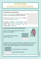 Vorschau - Arbeitsblätter - ABs Prozent Hundertertafel 3-fach differenziert - Seite 1