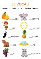anteprima - Esercizi - LE VOCALI- PACCHETTO 10 PDF - Pagina 3