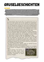 Vorschau - Arbeitsblätter - Gruselgeschichten: ein Ende schreiben (2 Vorgaben) #halloween - Seite 1