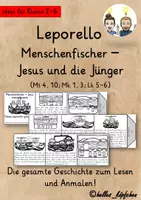 Vorschau - Stundenentwürfe - Menschenfischer - Berufung der ersten Jünger Jesu LEPORELLO - Deckblatt