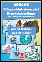 Vorschau - Stationenlernen - Brüche darstellen Bruchdarstellung - Materialpaket - Seite 1