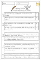 Vorschau - Arbeitsblätter - Lesespaziergang Harry Potter 3-fach differenziert - Seite 2