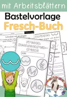 Vorschau - Unterrichtsreihen - Fresch - Bastelvorlage und Arbeitsblätter - Deckblatt