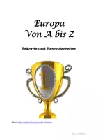 Vorschau - Arbeitsblätter - Europa von A bis Z - Deckblatt