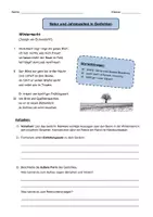 Vorschau - Arbeitsblätter - Übung Gedichtanalyse Winternacht - Seite 2