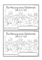 Vorschau - Stundenentwürfe - Jesus heilt einen Gelähmten Wunder Jesu XXL-MATERIALPAKET - Seite 2