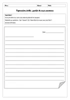 Aperçu - Feuilles d'exercices - parler de soi-des vacances_AB_F 9 - Page de couverture