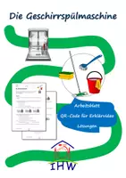 Vorschau - Arbeitsblätter - Arbeitsblatt Geschirrspülmaschine mit Erklärvideo - Deckblatt