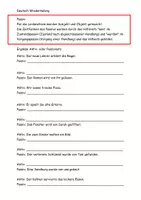 Vorschau - Arbeitsblätter - Deutsch Wiederholung Grundlagen Aufgaben Lösungen - Seite 3