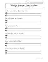 Vorschau - Arbeitsblätter - AB: Satzglieder bestimmen_S_P_OE (Fragen formulieren) - Deckblatt