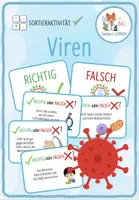 Vorschau - Spiele - Viren – Richtig oder Falsch? Sortieraktivität - Deckblatt