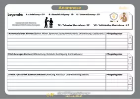 Vorschau - Arbeitsblätter - Vorlage zur Erhebung einer Anamnese - Seite 2
