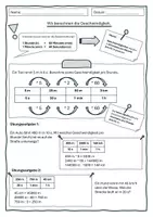 Vorschau - Arbeitsblätter - Geschwindigkeit - Einführung, Arbeitsblatt (km/h) - Seite 3
