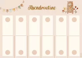 Vorschau - Mal- und Bastelvorlagen - Bundle Wochenplan und Abend/Morgenroutine - Seite 3