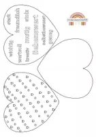 Vorschau - Arbeitsblätter - Herzballon basteln - Mit Affirmationen - Seite 3