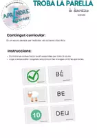 Vista previa - Refuerzo / NEE / Materiales de apoyo - TROBA LA PARELLA - diacrítics - Portada