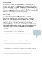 Vorschau - Arbeitsblätter - Jugendsprache - Seite 3