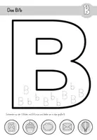 Vorschau - Arbeitsblätter - Buchstabeneinführung (nachspuren, kleben, malen) - Seite 3