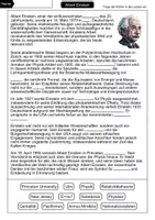Vorschau - Arbeitsblätter - Albert Einstein - Sparpaket - Materialpaket - Seite 2