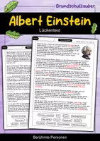 Vorschau - Arbeitsblätter - Albert Einstein - Sparpaket - Materialpaket - Seite 1