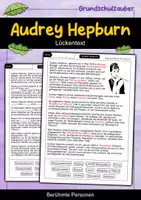 Vorschau - Arbeitsblätter - Audrey Hepburn Lückentext - Berühmte Persönlichkeiten - Deckblatt