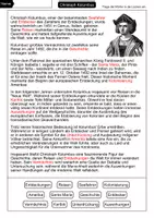 Vorschau - Arbeitsblätter - Christoph Kolumbus Lückentext - Berühmte Persönlichkeiten - Seite 2