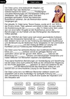 Vorschau - Arbeitsblätter - Dalai Lama - 3 für 2 Sparpaket - Materialpaket - Seite 2