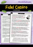 Vorschau - Arbeitsblätter - Fidel Castro - 3 für 2 Sparpaket - Materialpaket - Seite 1