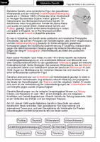 Vorschau - Arbeitsblätter - Mahatma Gandhi Lückentext - Berühmte Persönlichkeiten - Seite 2