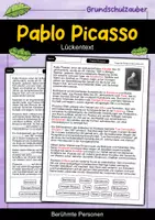 Vorschau - Arbeitsblätter - Pablo Picasso - 3 für 2 Sparpaket - Materialpaket - Seite 1