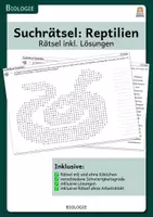 Vorschau - Spiele - Suchrätsel (Suchsel) - Reptilien - Deckblatt