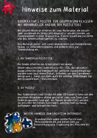 Vorschau - Mal- und Bastelvorlagen - Kooperatives Poster KOALAS - für Gruppen und Klassen mit individueller Anzahl der Puzzleteile / Parkettierung - Seite 2