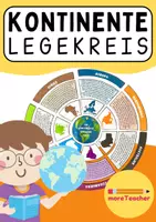Vorschau - Stationenlernen - Kontinente Legekreis Klasse 5 6 - Deckblatt